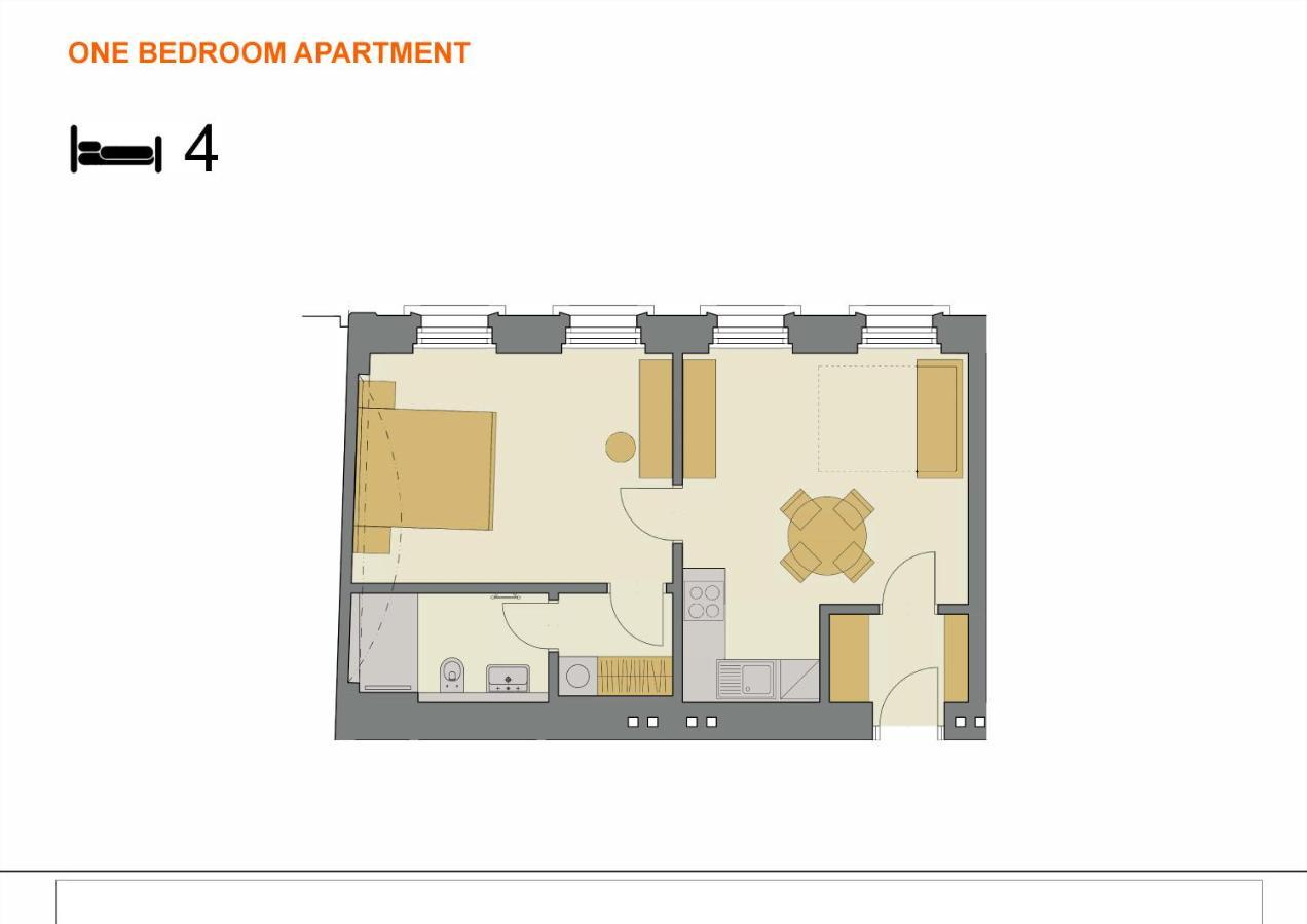 Downtown Suites Rubesova Prag Dış mekan fotoğraf